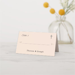 Bara katolsk Rosa av champagne Placeringskort