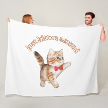 Bara kattunge runt filt