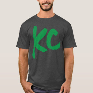 Bara KC-grönt på grönt T Shirt