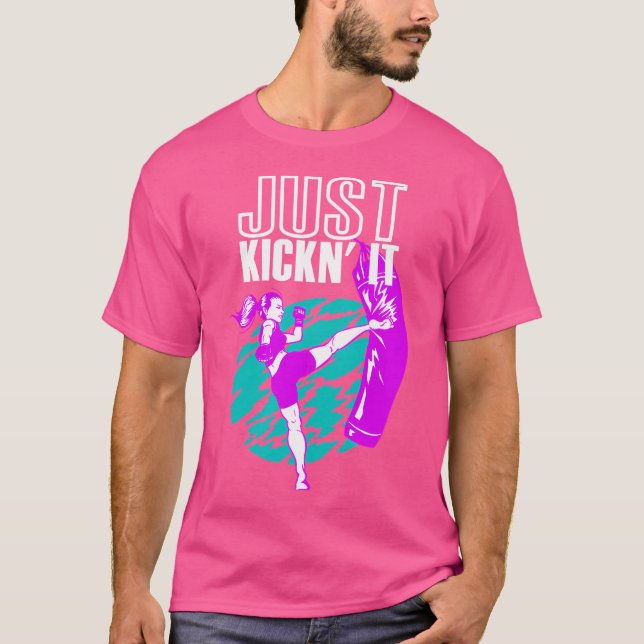 Bara Kickn. Det är roligt. T Shirt (Framsida)