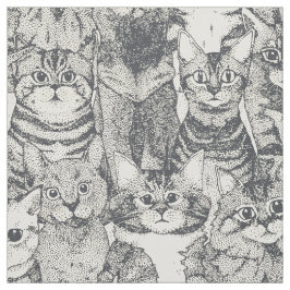 Bara kittens järn tyg