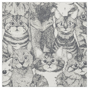Bara kittens järn tyg
