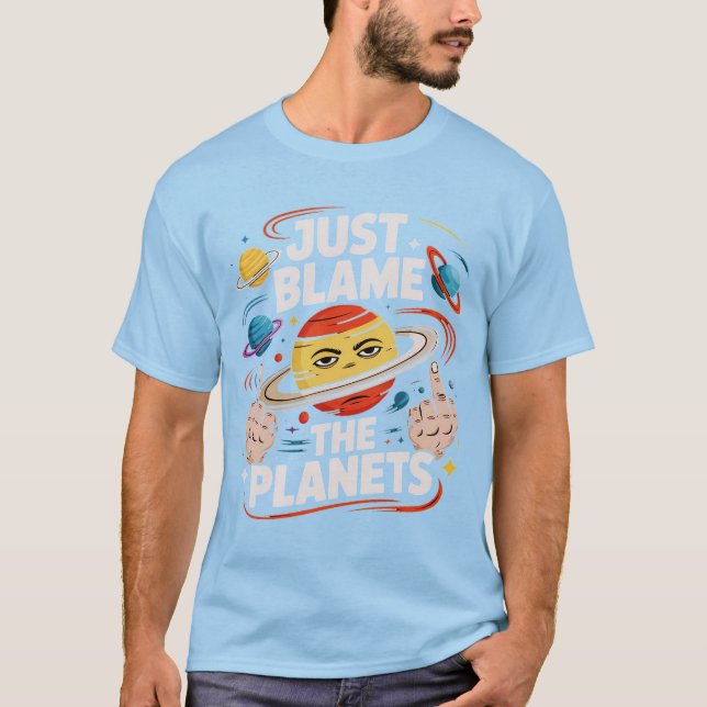 Bara klandra planeterna t shirt (Framsida)
