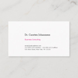 Bara klart och tydligt! visitkort