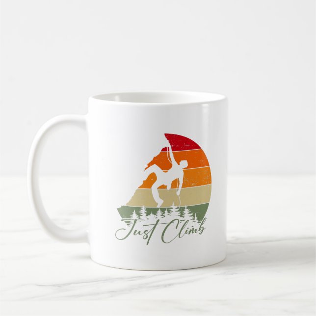 Bara klättb T-Shirt Kaffemugg (Vänster)