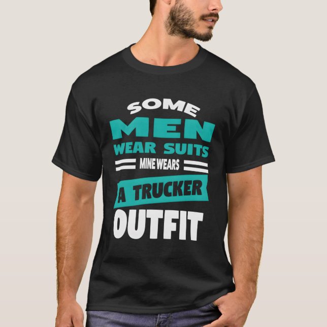 Bära Kostym Mine Wear A Trucker Trucker T Shirt (Framsida)