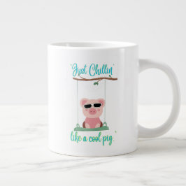Bara kylig - citat från gris jumbo mugg