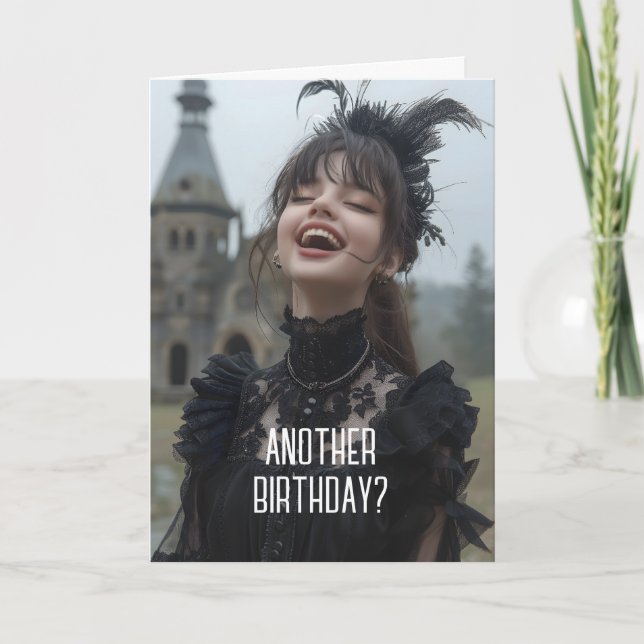 BARA LAUGH BIRTHDAY CARD TACK KORT (Framsida)