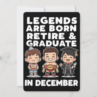 Bara legender gör allt i december!  julkort