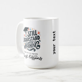 Bara lektioner kaffemugg