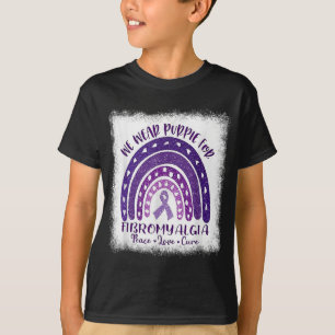 Bära Lila Fibromyalgia Awareness Gnome Fo T Shirt