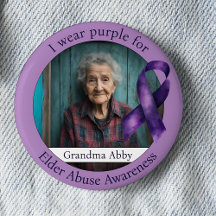 Bära Lila for Elder Abuse Awareness Photo