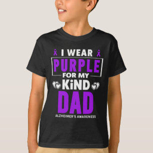 Bära Lila för min Pappa-medvetenhet om Alzheimers  T Shirt