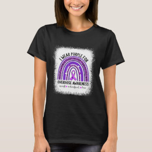 Bära Lila För ökad medvetenhet om överdosering Boh T Shirt