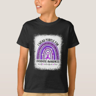 Bära Lila För ökad medvetenhet om överdosering Boh T Shirt