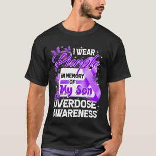 Bära Lila till minne av min sons medvetande om öve T Shirt