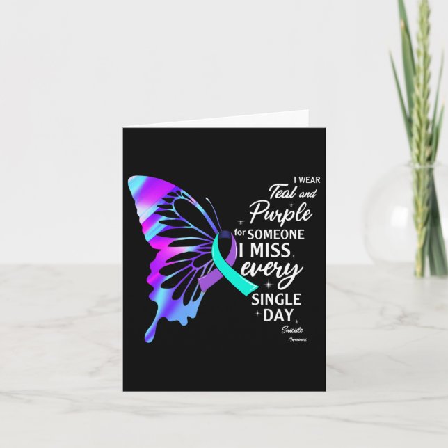 Bära Lila vid profylaktisk profylax mot memorior A Kort (Framsida)