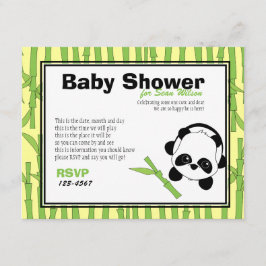 Bara lite Bamboo Inbjudningar