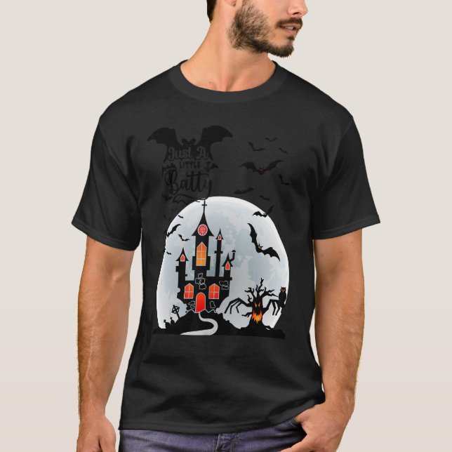Bara lite batalj Halloween T Shirt (Framsida)