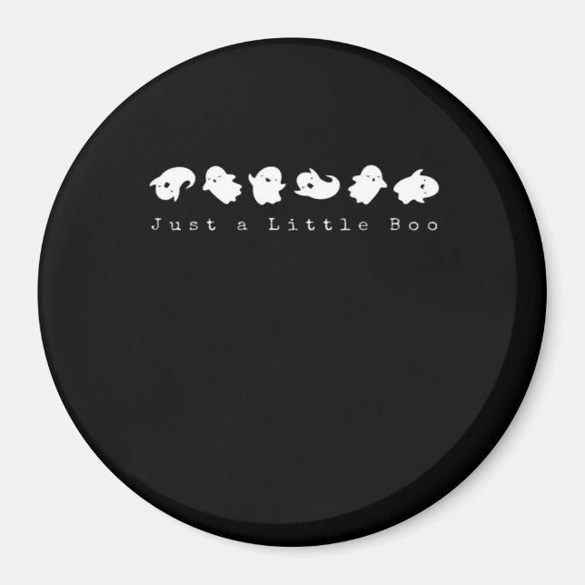 Bara lite Boo Kreativt avslappnat utseende Magnet (Framsidan)