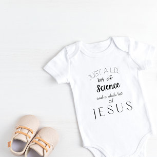 Bara lite grand av Science Baby Outfit Baby Body T Shirt