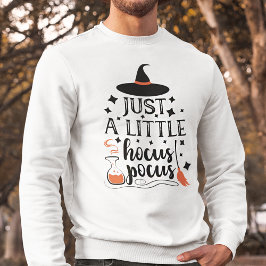 Bara lite Hocus Pocus Halloween Witch Lång Ärmad Tröja