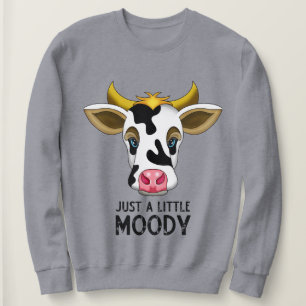 Bara lite humör Söt och rolig ko T Shirt