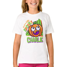 Bara lite läskig pumpa - vit anpassad t-shirt