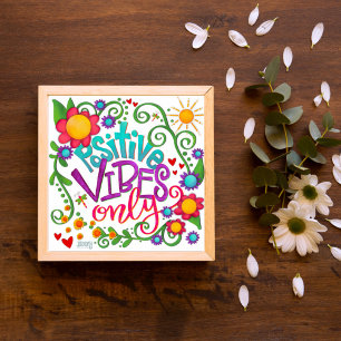 Bara lockande, vita vibes-bilder poster