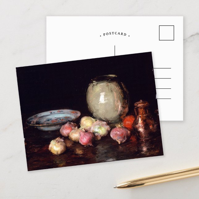 Bara löften | William Merritt Chase Vykort (Skapare uppladdad)