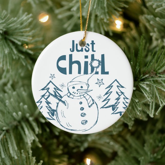 Bara Lugn Lekfull Jul Julgransprydnad Keramik (Träd)