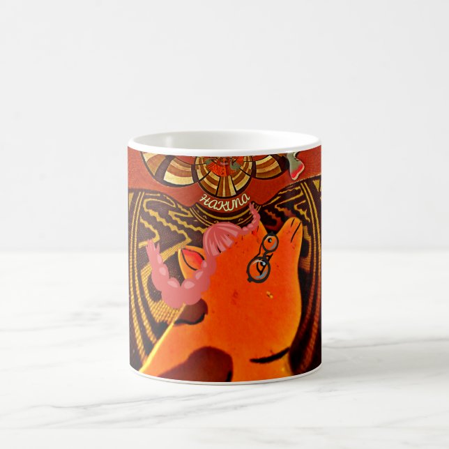 Bara lustigt Giraffe-bilddesign Kaffemugg (Center)