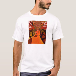 Bara lustigt Giraffe-bilddesign T-shirt