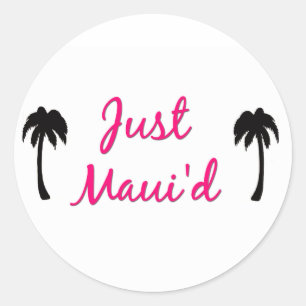 Bara Maui'd Sticker Lakan Runt Klistermärke