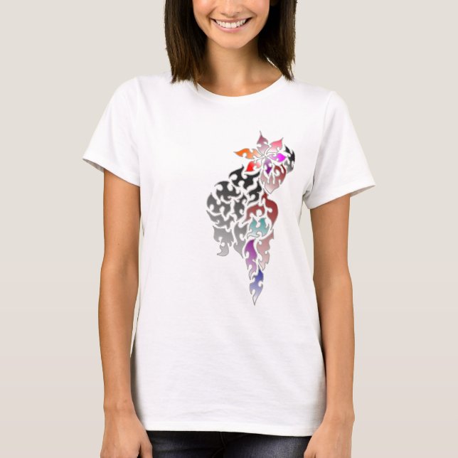 Bära-mig öflicka t-shirt (Framsida)