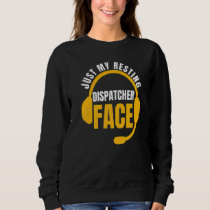 Bara min vanliga dispatchervisage 911 operatör pol t shirt