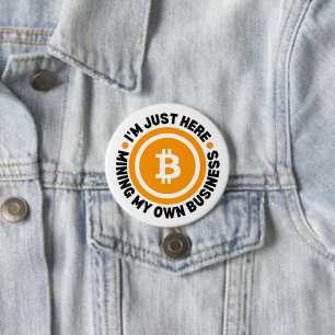 BARA MINNA MIN EGEN AFFÄRSMÄSSIGA Roligt Bitcoin Knapp