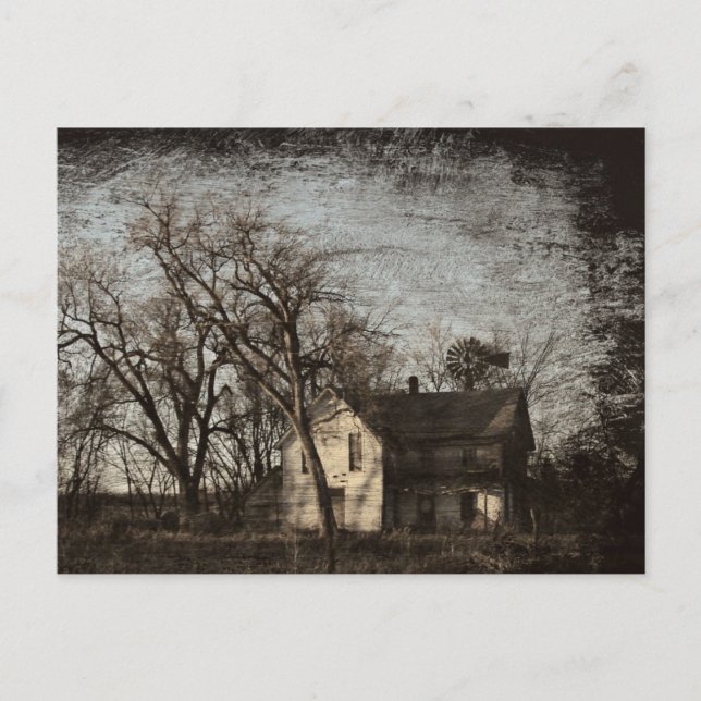 Bara Minnen Består, Övergiven Gård Vykort (Framsida)