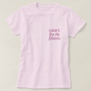 Bära mitt hjärta på min Sleeve Shirt, kvinnors T Shirt