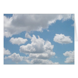 Bara moln #20 hälsningskort