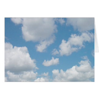 Bara moln #42 hälsningskort