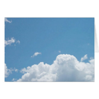 Bara moln #6 hälsningskort