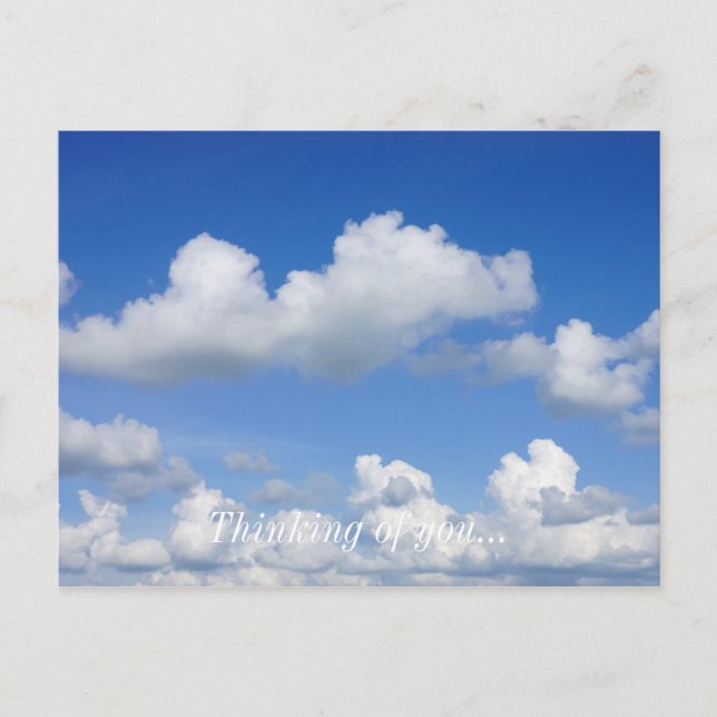 Bara moln vykort (Framsida)