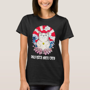 Bara möss hatar katter Ordspråk Katt Citat Kattung T Shirt