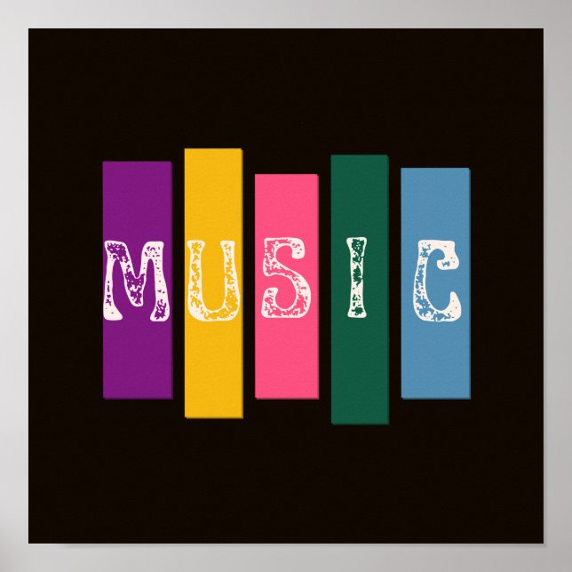 BARA MUSIK POSTER (Framsidan)