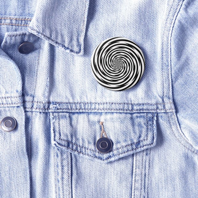Bära Mystoppet Hypnosis Spiral Knapp (Embrace the fun and let your personality shine with this magic pin! )