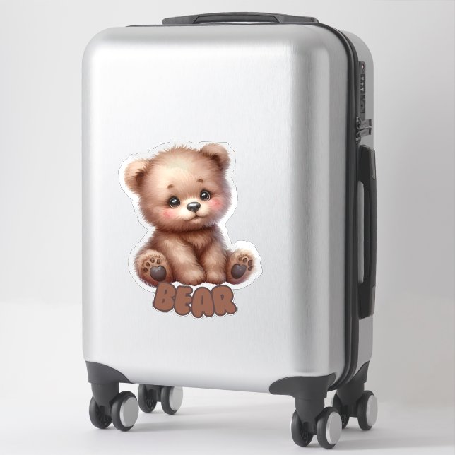 BÄRA - NURSERY STICKER KLISTERMÄRKEN (Resväska)
