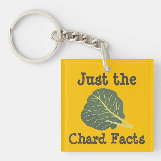 Bara nyckelkedjan Chard Facts (Framsidan)