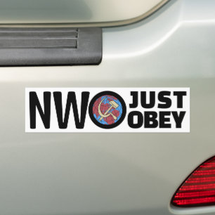Bara Obey Bumper Sticker Bildekal
