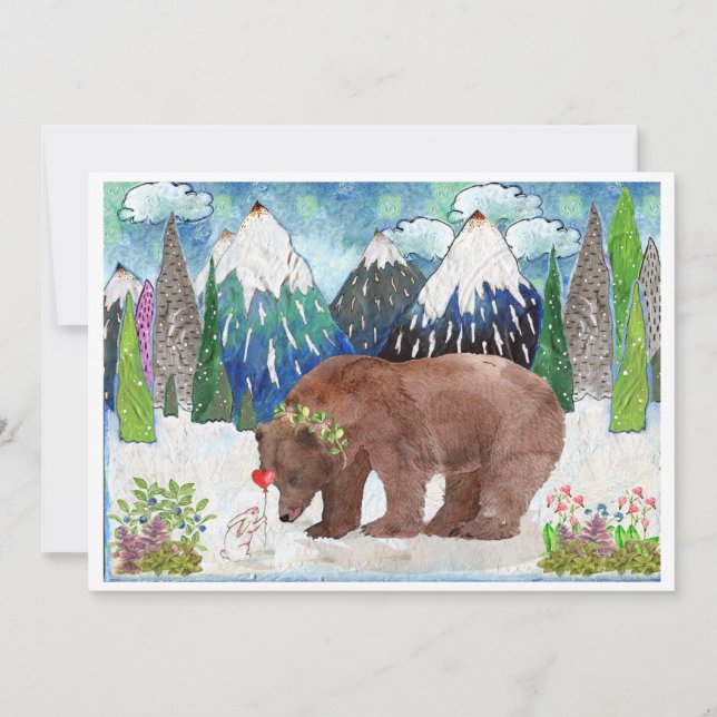 BÄRA OCH BUNNY AV TRISTAN BERLUND MEDDELANDE (Framsida)